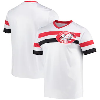 mens stitches white cincinnati reds cooperstown collection 